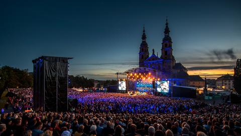 Konzert auf dem Domplatz Fulda