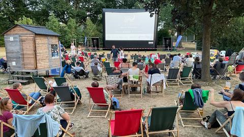 Open-Air-Kino im Freibad Langen