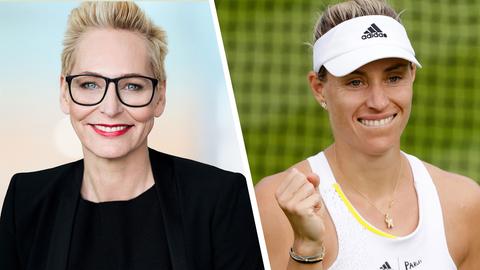 Angelique Kerber zu Gast bei Bärbel Schäfer