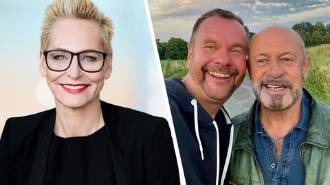 Bärbel Schäfer mit Rolf und Beni