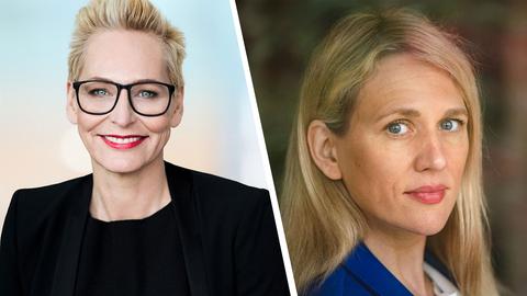 Bärbel Schäfer und Elisa Hoven