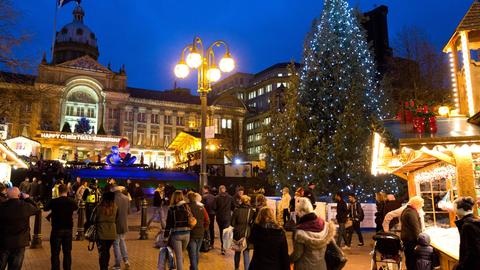 Der Frankfurter "Christmas Market" in Birmingham