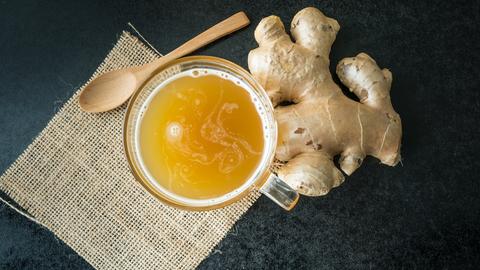 Ingwer-Zitronen-Saft (Sujetbild)